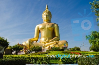 Big Buddha Statue In The World Stock Photo