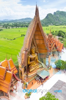 Big Golden Buddha Stock Photo