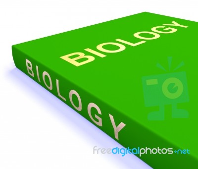 Biology Word Book Stock Image