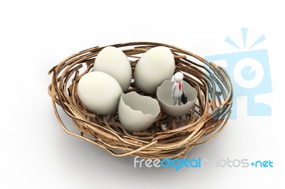 Birth Of New Business Man Stock Image
