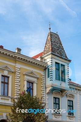 Bistrita, Transylvania/romania - September 17 : View Of Traditio… Stock Photo