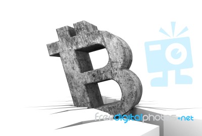 Bitcoin Symbol Concept Stock Image