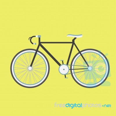 Black Bicycle Stock Image Black Bicycle Stock Image