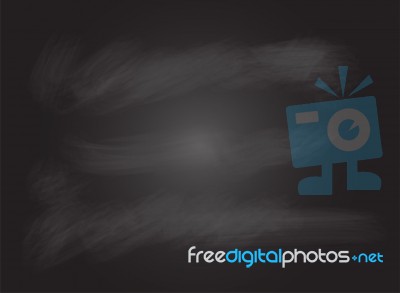 Black Board Or Blackboard No Frame,  Illustration Stock Image