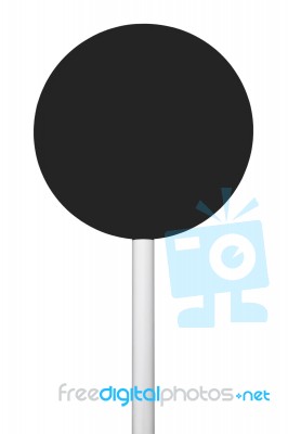 Black Sign Stock Photo