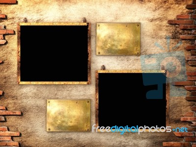 Blackboards And Plaques Stock Image