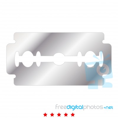 Blade Razor Icon .  Flat Style Stock Image