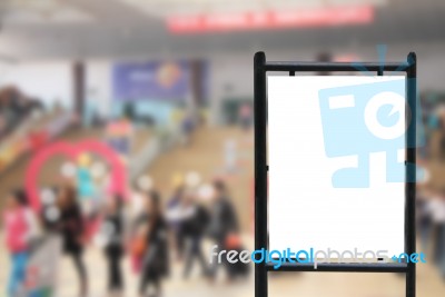 Blank Billboard Stock Photo
