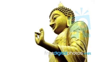 Blessing Buddha Statue Stock Photo