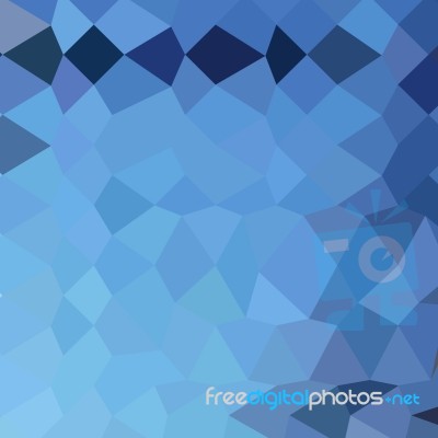 Blizzard Blue Abstract Low Polygon Background Stock Image