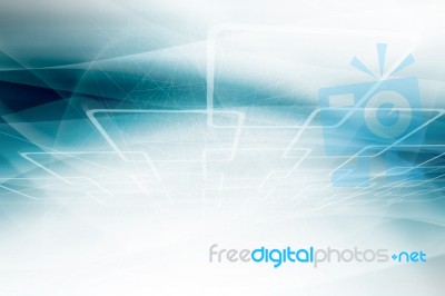 Blue Abstract Background Stock Image