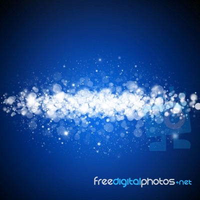 Blue Abstract Light Background Stock Image