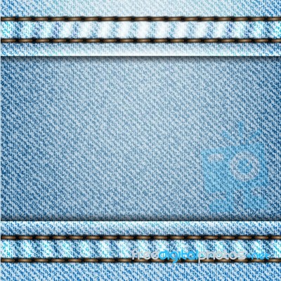 Blue Denim Texture Background Stock Image