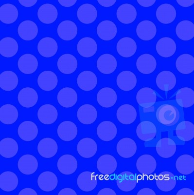 Blue Polka Dots Stock Image