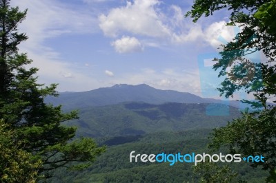 Blue Ridge Mountains Stock Photo