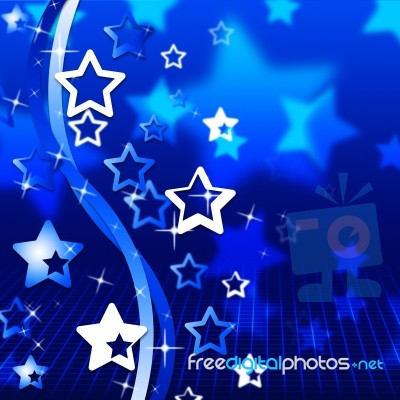 Blue Swirl Means Template Swirling And Backdrop Stock Image