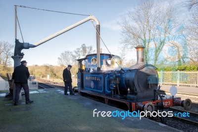 Bluebell Steam Train At Sheffield Park Station Stock Photo Bluebell Steam Train At Sheffield Park Station Stock Photo