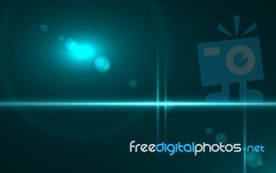 Blurred Light Rays And Lens Flare Backdrop. Glow Light Effect. Star Burst With Sparkles. Abstract Bright Motion Background Stock Image