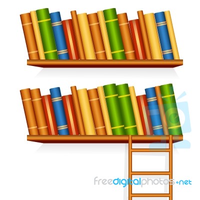 Book Library Stock Image