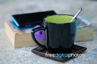 
Books, Telephone, Sunny, Morning Stock Photo