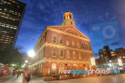 Boston, Ma - Sept 9:  Faneuil Hall, Rated Number 4 In America's Stock Photo