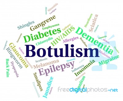 Botulism Illness Shows Poor Health And Ailment Stock Image