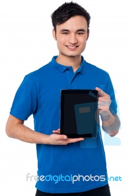Brand New Tablet Device For Sale Stock Photo