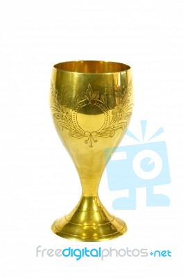 Brass Glass Stock Photo