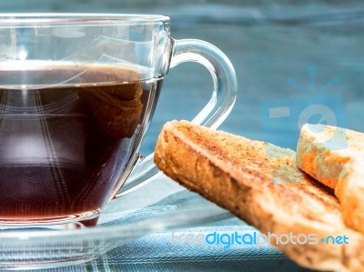 Breakfast In Bed Represents Meal Time And Beverages Stock Photo Breakfast In Bed Represents Meal Time And Beverages Stock Photo