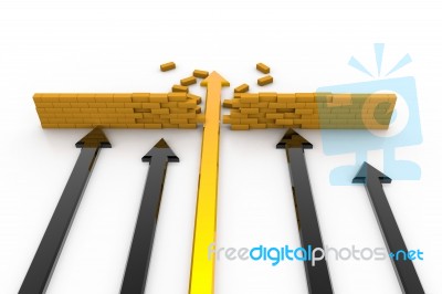 Breakthrough Stock Image