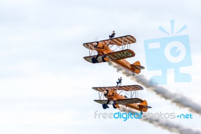 Breitling Wingwalkers Stock Photo