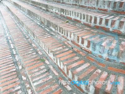 Brick ,block,wall,ladder Texture Background Stock Photo