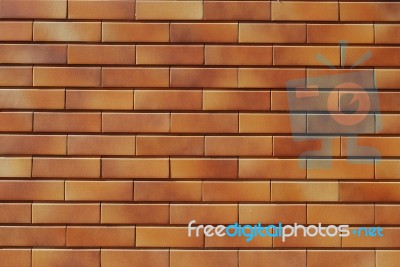 Brick Wall Background (far) Stock Photo