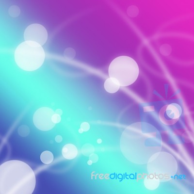 Bright Dots Background Shows Glare And Circular Shapes
 Stock Image