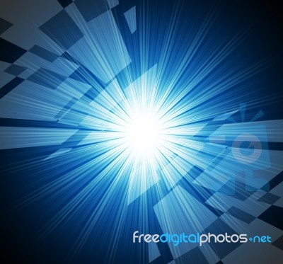 Brightness Background Means Brilliant Beams And Rectangles Stock Image