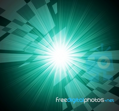 Brightness Background Means Radiant Glow And Rectangles
 Stock Image