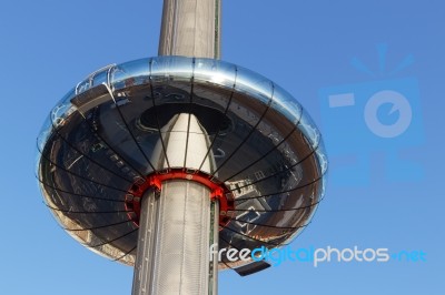 Brighton, East Sussex/uk - January 26 : View Of I360 In Brighton… Stock Photo
