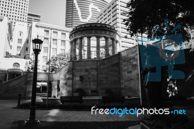 Brisbane, Australia - Thursday 17th August, 2017: View Of Anzac Square War Memorial In Brisbane City On Thursday 17th August 2017 Stock Photo