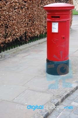 British Postbox Stock Photo