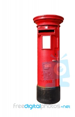 British Postbox Stock Photo