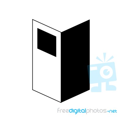 Brochure For Business Publicity Symbol Icon  Illustration Stock Image