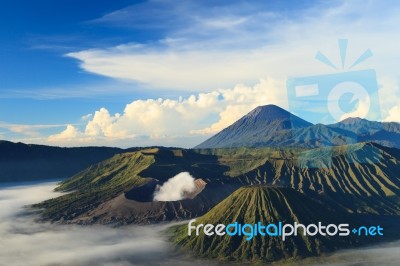 Bromo Volcano Stock Photo