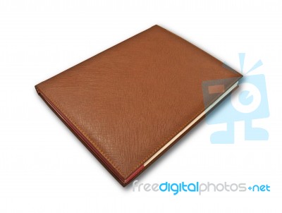 Brown Book Stock Photo