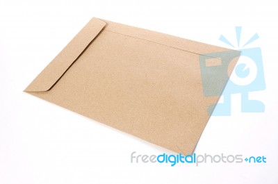 Brown Envelope Document Stock Photo