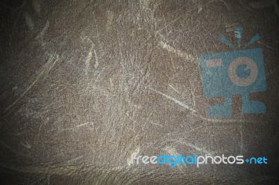 Brown Nubuck Leather Texture Stock Photo