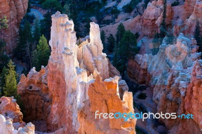 Bryce Canyon Sculpted By The Elements Stock Photo