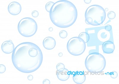 Bubbles Backdrop Stock Image