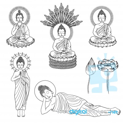Buddha Icon Stock Image