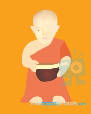 Buddhist Monk Stock Image