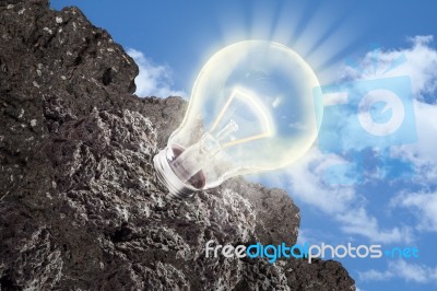 Bulb - Sustainable Energy Stock Image